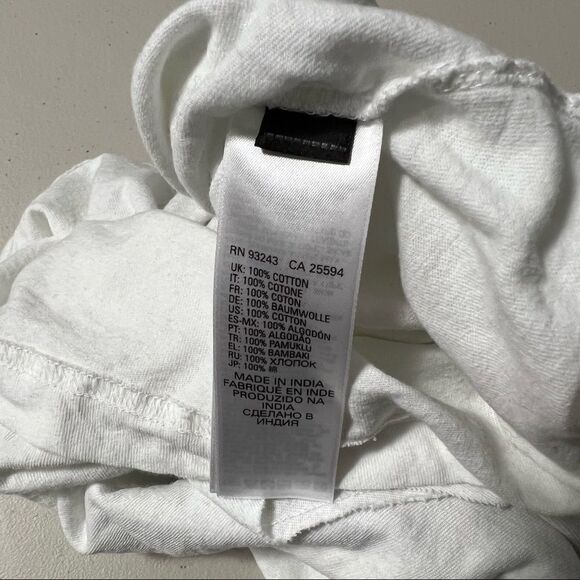 🆕 DIESEL Bright White T-Wessy-O Maglietta Claw Printed Shirt - Picture 10 of 11